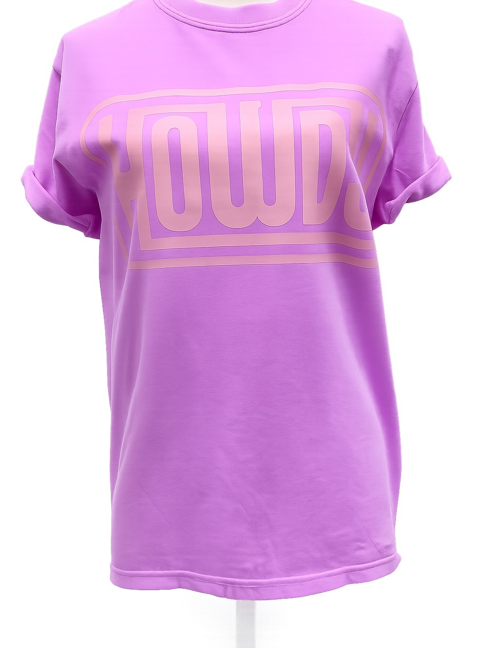 Comfort Colors Lavender Tee with Pale Peach Graphic